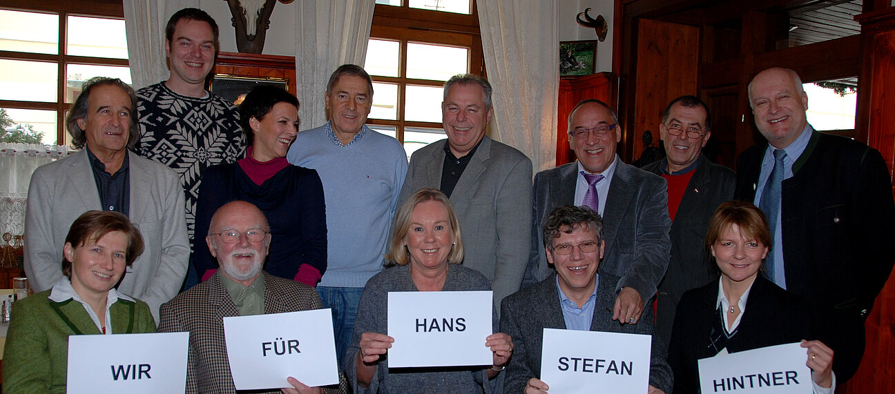 Dr. Schanzer war Initiator des Personenkomitees für Bürgermeister Hans Stefan Hintner.